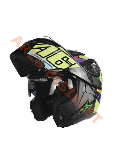 Kc - Çene Açılır Vizörlü Kask Kc902 Enso 46 Xl Karışık-çok Renkli