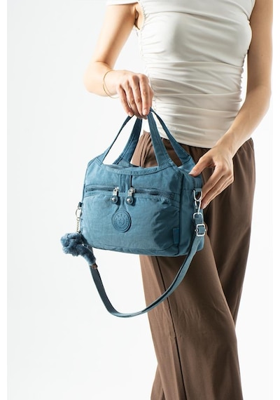 Baginn Klinkır Hafif Yağmur Geçirmez Kadın Postacı Çanta 30 20 Cm El Çantası 571 Collection Mavi