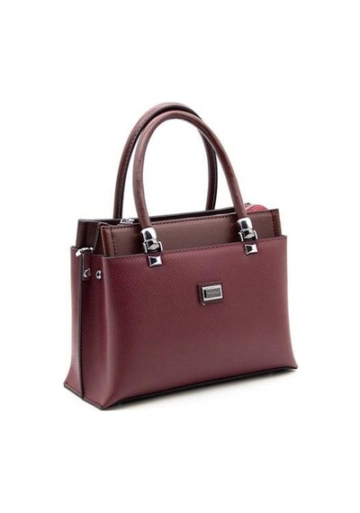Silver Polo Sp826 Kadın El Çantası Düz Bordo-bordo
