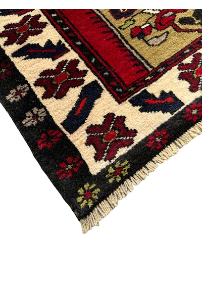 El Dokuma Sıfır Kök Boya Seccade 85x115 Yün Namazlık