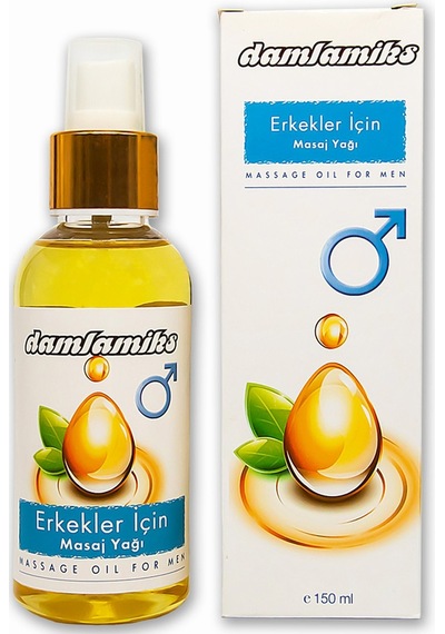 Damlamiks Erkekler için Masaj Yağı 150 ML