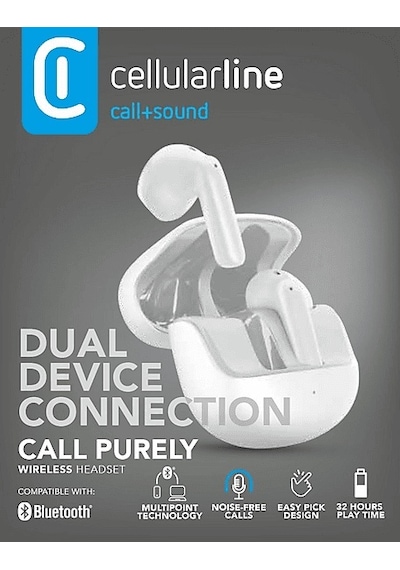Cellularline Pure 4 Mikrofonlu Enc Tws Kulak İçi Kulaklık