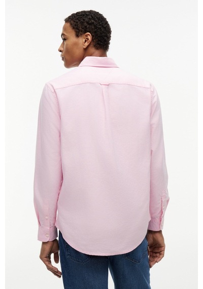 Tommy Jeans Tjm Regular Oxford Ext Erkek Pembe Gömlek-16258