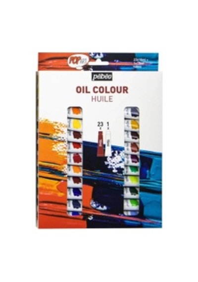 Pebeo Pop Art Yağlı Boya Set 23 Tüp 10ml+1 Tüp 15ml Çok Renkli