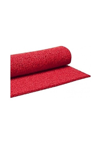 Berika Pls Sk006467 Kırmızı Kıvırcık Paspas 100 Cm 14 Mm 1 Metre Kırmızı