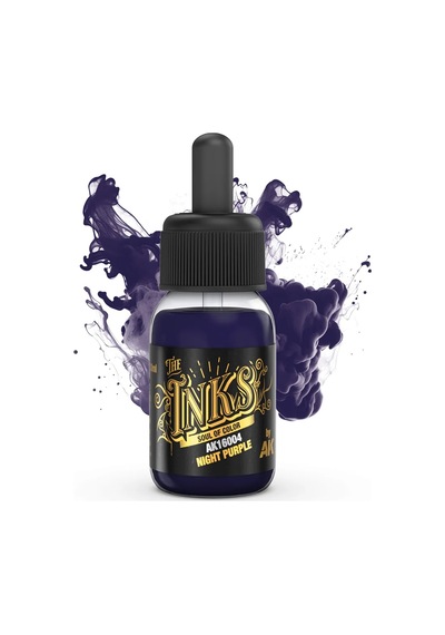 Ak Interactive 16023, 3x30 Ml. Karanlık Renkler Akrilik Mürekkep Seti Diğer