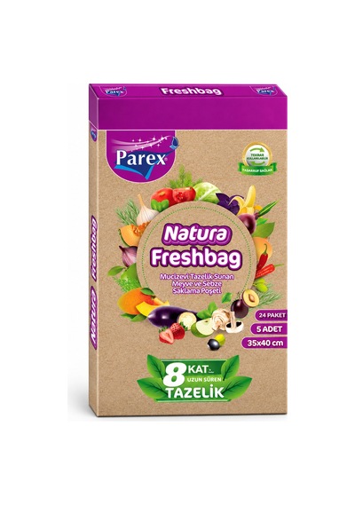 Natura Freshbag Tazeliği Koruyan Poşet Yirmidört Paket