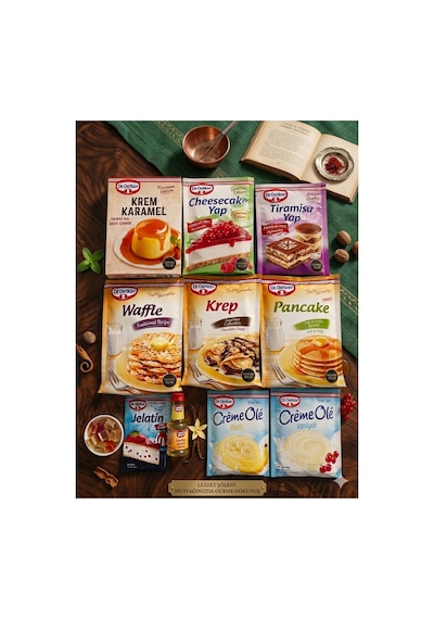 9 Parça Dev Tatlı Arşivi Creme Ole & Sos & Hamur Karışımı - 864042331