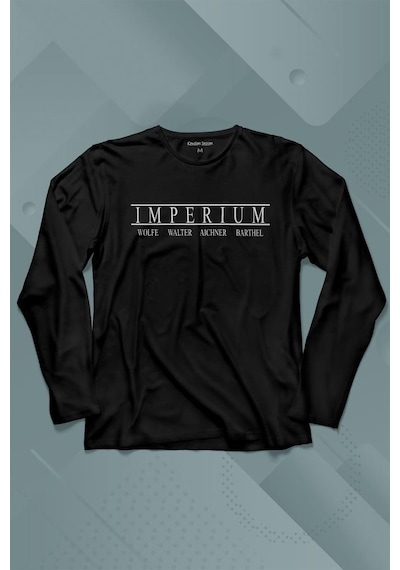 Wwe Imperium Wolfe Walter Aichner Barthel Amerikan Güreşi Uzun Kollu Tişört Baskılı T-shirt 001