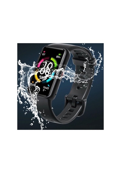 Honor Band 6 Birebir Ekranı Tam Kaplayan Slim Pet Ekran Koruyucu Col9928-şeffaf