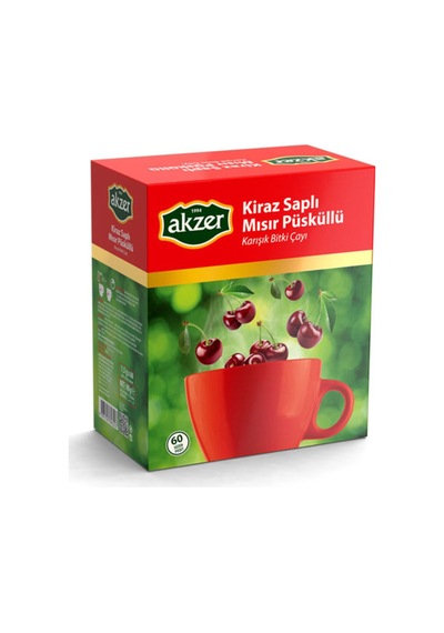 Kiraz Saplı Mısır Püsküllü Çay Doğal 60 Lı