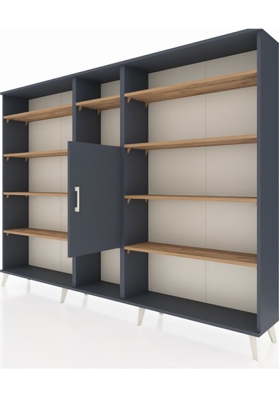 Arges Dolap 12 Raflı Tek Kapaklı 220x30x163 Antrasit-antrasit/çam Antrasıt/atlas Çam - Antrasıt Arges Dolap 12 Raflı Tek Kapaklı 220x30x163 Antrasit-antrasit/çam Antrasıt/atlas Çam - Antrasıt