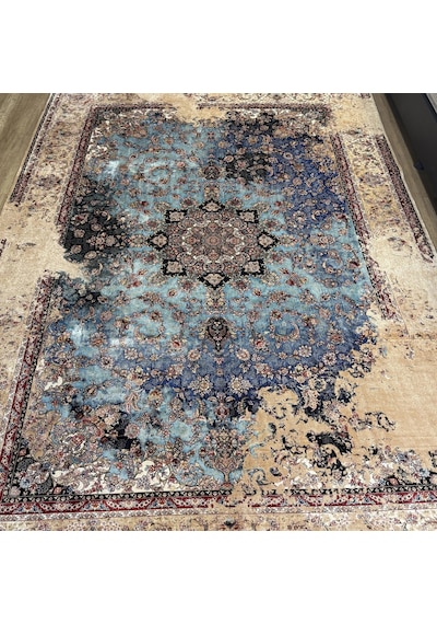 Hoom Rugs Tebriz Kr03 150 Tarak Makina Halısı Çok Renkli