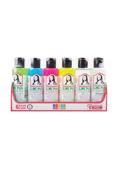 Supertrend Mona Lisa Slime Jeli 70 Ml. 6'lı Set Çok Renkli