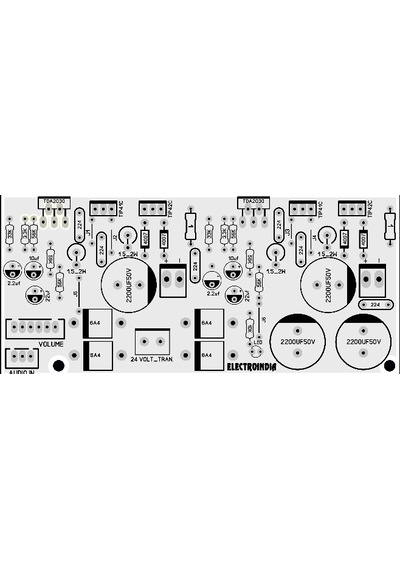 100 Watt 2 Kanal Stereo Amfi Ses Devre Kartı
