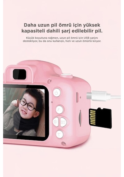 Floranova CMR7 1080p Özel Üretim Eğlence Sürpriz Minik Çocuk Kamerası