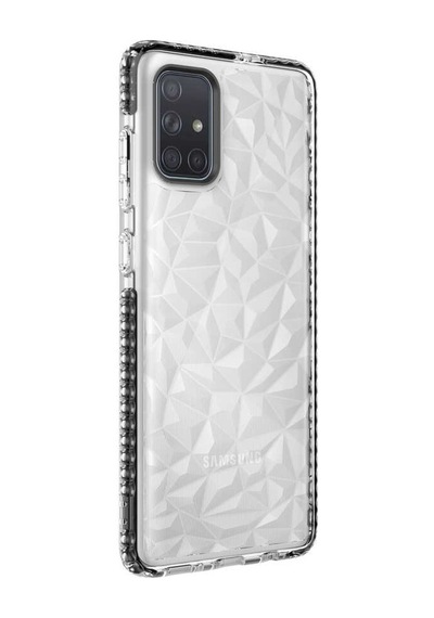 Galaxy A71 Kılıf Zore Buzz Köşeleri Airbagli Prizmatik Tasarım