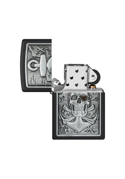 Zippo 218 Skull Anchor Emblem Çakmak