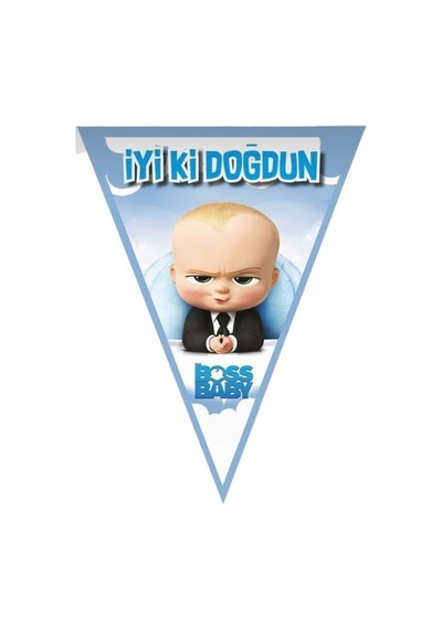 Patron Bebek İyiki Doğdun Yazılı Flama Diğer