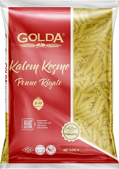 Golda Penne Kalem Kesme Makarna 5 Kg