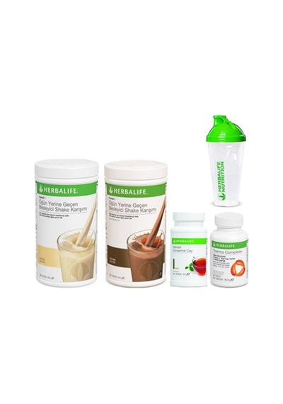 Formül 1 Öğün Yerine Geçen Besleyici Shake Karışımı Vanilya+çikolata+ Orjinal Çay+thermo Complette