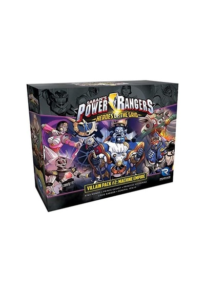 Renegade Game Studios Power Rangers - Izgaraların Kahramanları: Villain Pack 2 - Makine İmparatorluğu Genişlemesi
