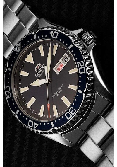 Orient Ra-aa0002l39b Kurmalı Otomatik Çelik Gri Lacivert Kadran 20 Atm 43 Mm Erkek Kol Saati Gri