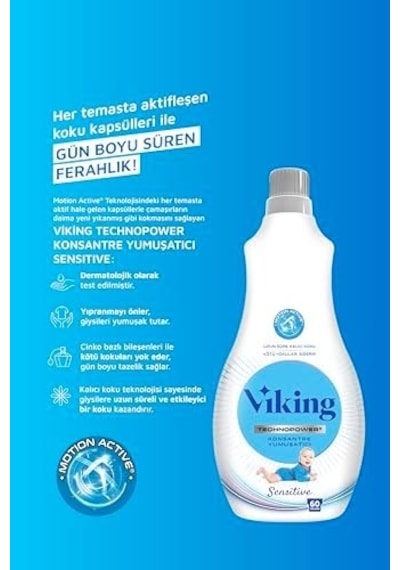 Technopower Konsantre Çamaşır Yumuşatıcısı Sensitive 1440 Ml 1 Adet