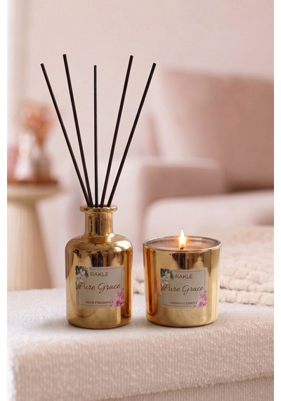 Pure Grace Oda Kokusu Ve Mum Seti 200 Cc / 210 Gr Renkli