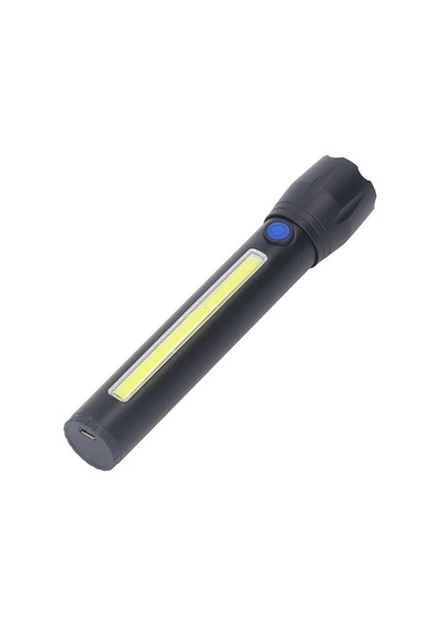 Powermaster Pm-14621 Metal Şarj Edilebilir Zoomlu 4 Çalışma Modlu Power Led El Feneri