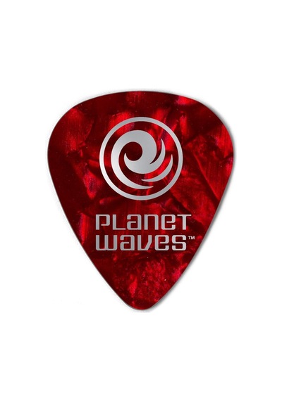 Planet Waves 1crp6-100 Selüloit Pena Heavy Red Pearl 100'lü Paket Sedefli Görünüm - Klasik His - Ekonomik