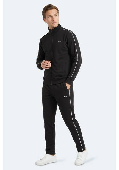 Slazenger Blowback Erkek Slim Fit Siyah Eşofman Takımı