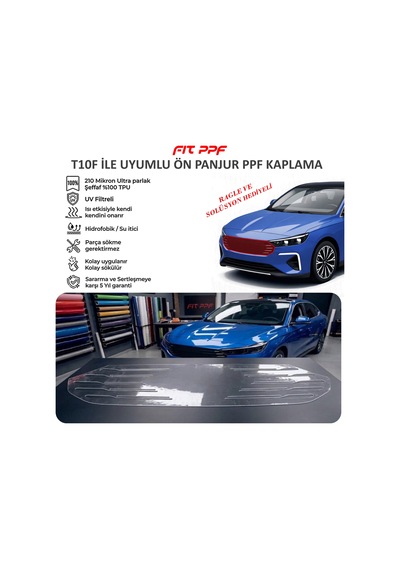 T1of İle Uyumlu Hazır Kesim Ön Panel Panjur Kaplamaları 210 M
