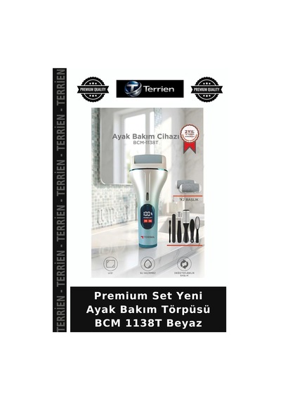 Premium Set Yeni Ayak Bakım Törpüsü Bcm 1138t Beyaz
