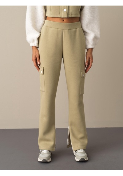 Xint Yeşil Oversize Pamuklu Sweat Pantolon 470376