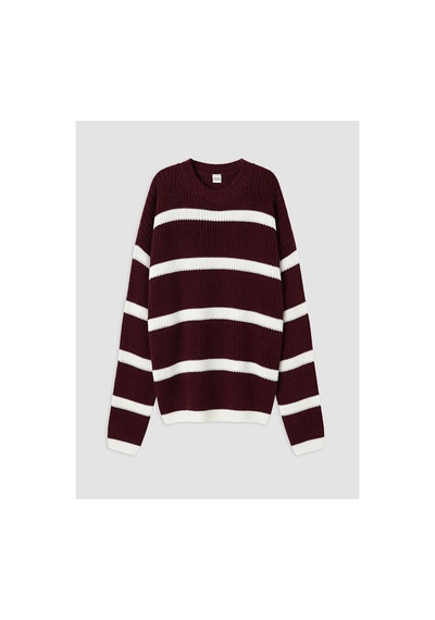 LC Waikiki Alıta Cıty Farkıyla Lcw Kids Bordo Oval Yaka Kız Çocuk Kalın Triko Kazak Bordo - 925577271 Bordo