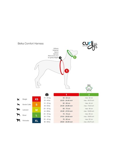 Belka Comfort Harness Red L