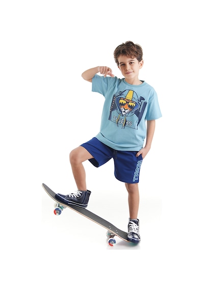 Denokids Mshb&g Tigers Erkek Çocuk T-shirt Şort Takım Çok Renkli