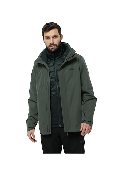 Jack Wolfskin Luntal 3ın1 Erkek Outdoor Montu Haki