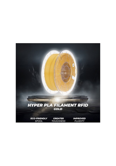 Creality Hyper Pla Rfid Altın Filament 1.75 Mm 1 Kg Yüksek Hızlı