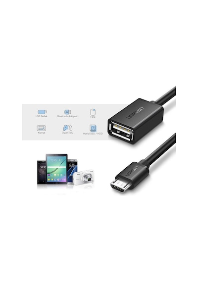 Ugreen Usb Type-C Otg Dönüştürücü Adaptör-Siyah