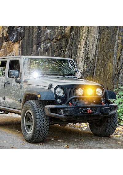 Bumerang X 11 Cm Angel Drl Dinamik Efektli Cree Led Projectör Çalışma Lambası Off Road Spot Sel