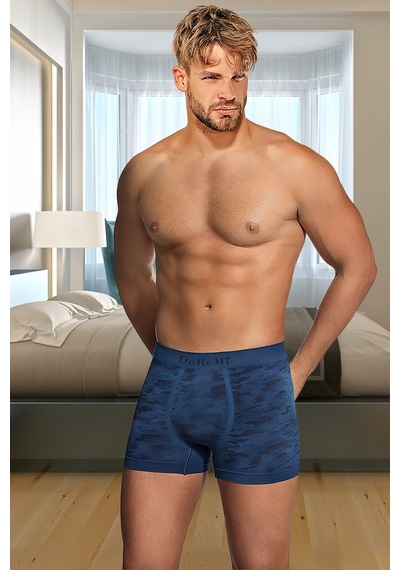 Doremi Sky Kamuflaj Erkek Boxer Gri - Siyah