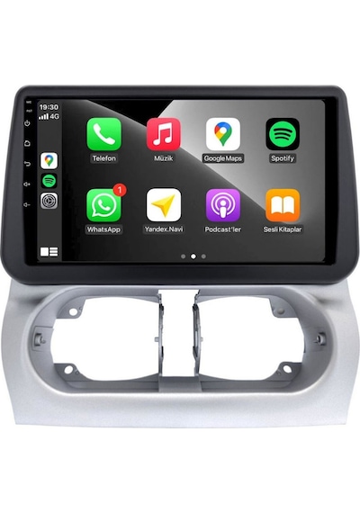 Opel Corsa C Araç Multimedya Android Ekran Carplay Double Teyp 4+64 9" 00-06 Black/silver Navımex