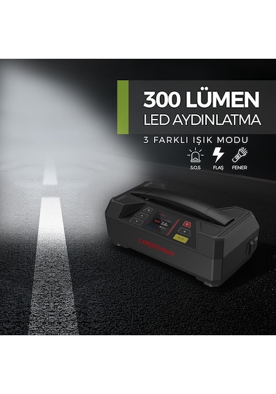 Lokithor Jtc4250 12v/220v 4250amp Lifepo4 Akıllı Akü Test + Akü