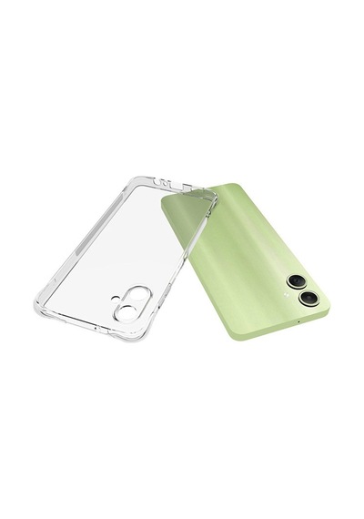 Logis Samsung Galaxy Uyumlu A06 Kılıf Süper Silikon Şeffaf Şeffaf