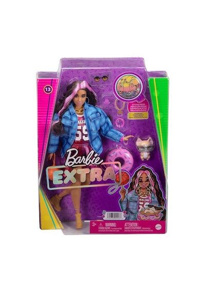 Hdj46 Barbie Extra - Ekose Ceketli Bebek