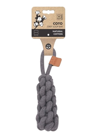 M-pets Coto Grey Loop Bar 22cm Örgü Oyuncak