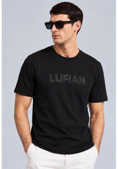 Lufian Lufıan Erkek T-shırt Açık Beyaz