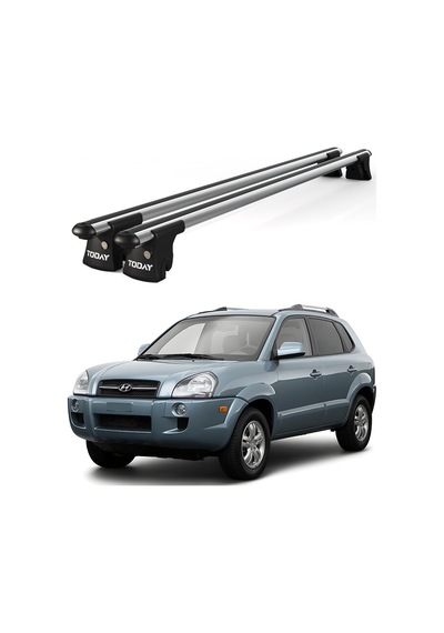 Trio-ı Hyundai Tucson 2004-2010 Uyumlu Kilitli Ara Atkı 120cm Port Bagaj Tavan Barı